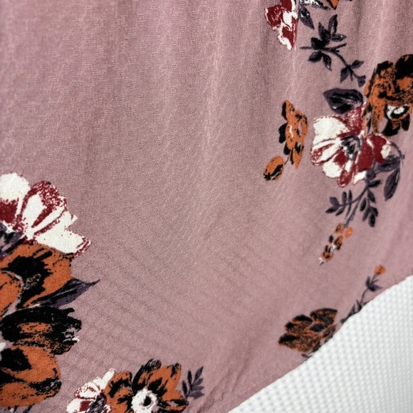 Torrid Floral Tie Neck Peplum Tunic Tank 1X - Picture 9 of 10